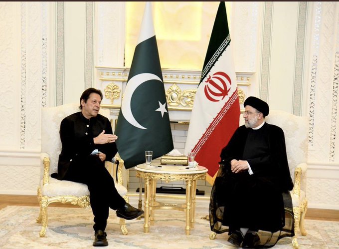 Imran Khan talk with Iran President