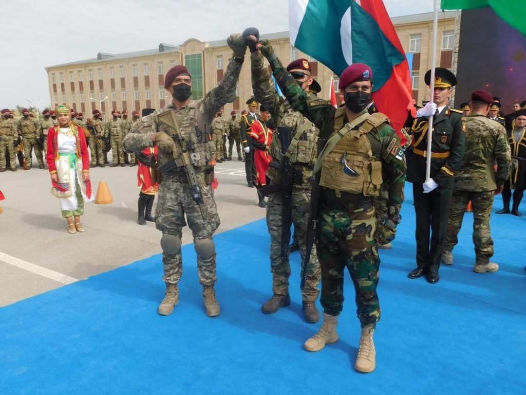 Pakistan Azerbaijan and Turkey Forces on Special Joint Training