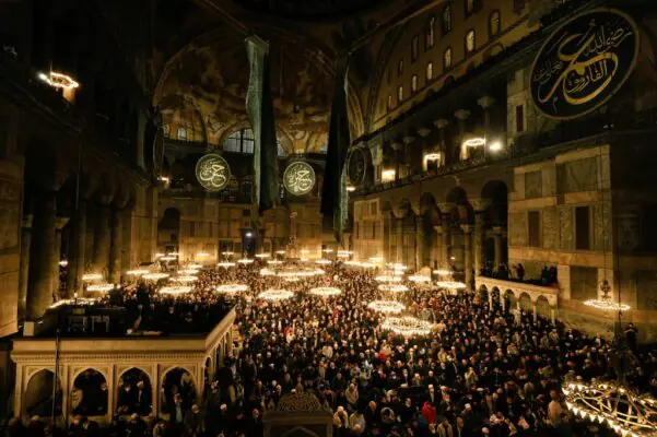Tarawih from Hagia Sophia