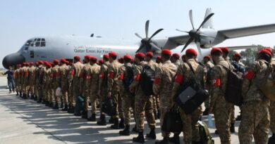 Pakistan Army Forces leaving for Qatar Doha for FIFA WC 2022 Security