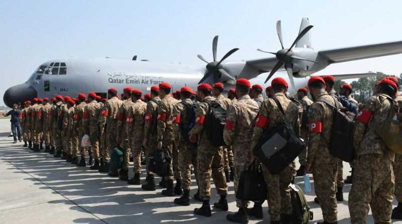 Pakistan Army Forces leaving for Qatar Doha for FIFA WC 2022 Security